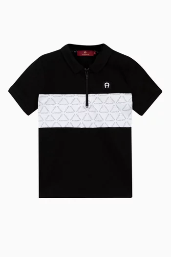 Embroidered Logo Polo Shirt