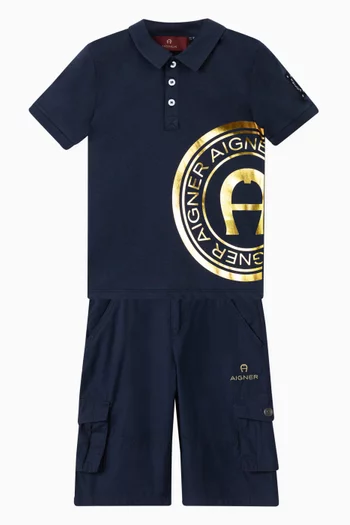 Foil Logo Polo Shirt