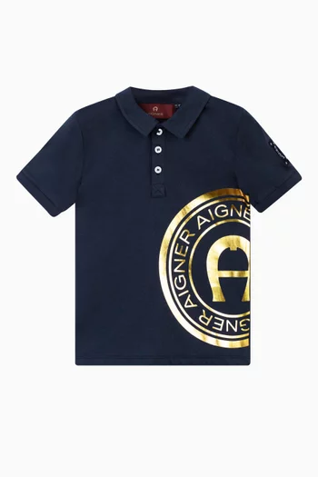 Foil Logo Polo Shirt