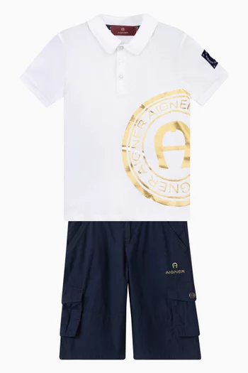 Foil Logo Polo Shirt