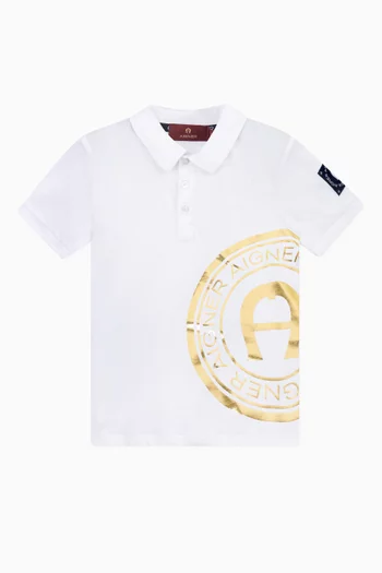 Foil Logo Polo Shirt