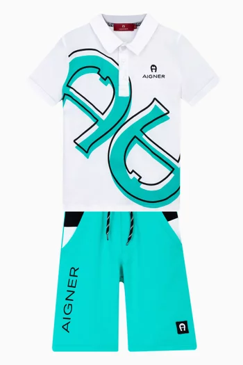 Embroidered Logo Polo Shirt