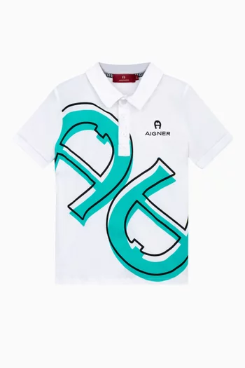 Embroidered Logo Polo Shirt