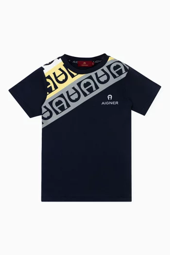 Logo-print T-shirt in Cotton