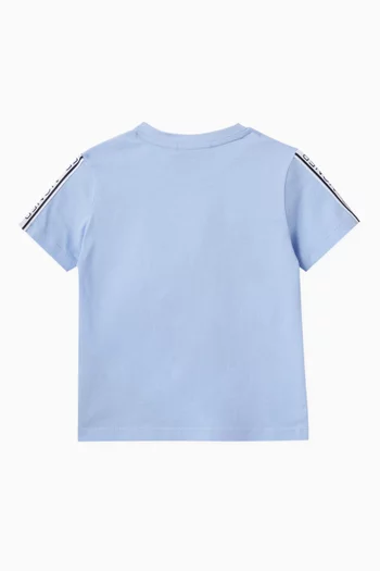 Colourblock Polo Shirt in Cotton