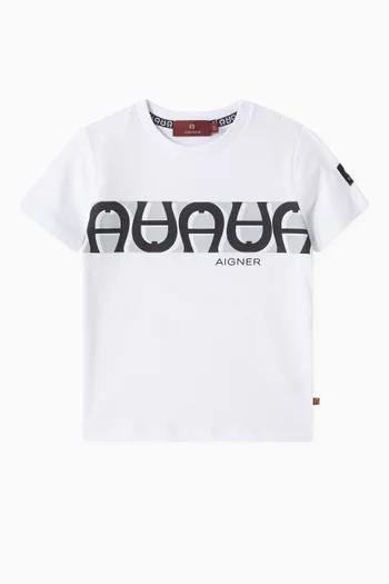 Logo T-shirt in Cotton