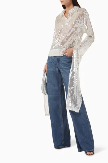 Sequin-embellished Top
