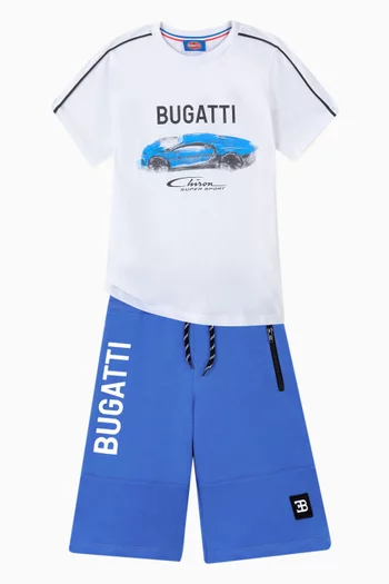 Logo Sweatshorts in Cotton