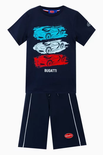 Logo Bermuda Shorts in Cotton