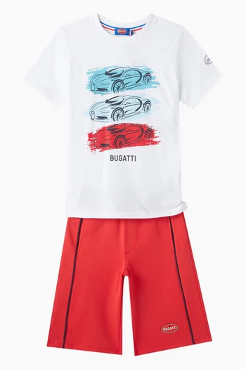 Logo Bermuda Shorts in Cotton