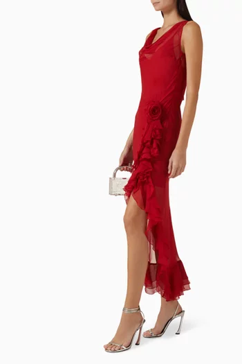 Azura Maxi Dress in Chiffon