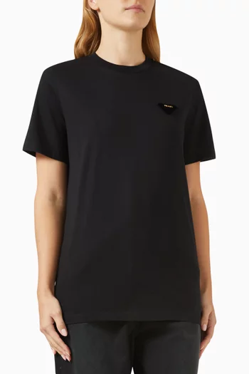 Logo T-shirt in Cotton Jersey