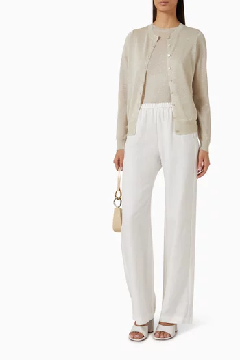 Knit Cardigan in Lamé