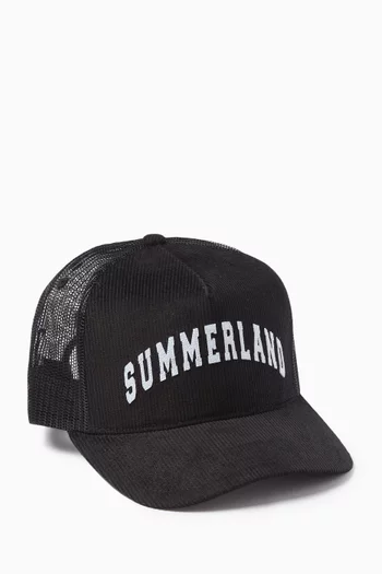 Summerland Trucker Hat in Corduroy