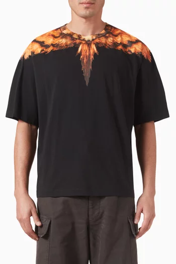 Colordust Wings Boxy T-shirt in Cotton