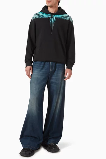 Colordust Wings Hoodie in Cotton