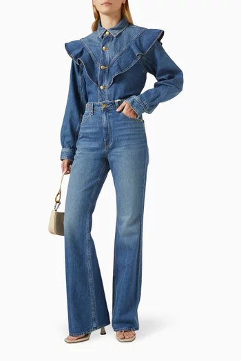The Colette High-waisted Jeans in Denim
