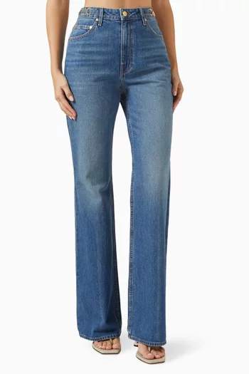 The Colette High-waisted Jeans in Denim