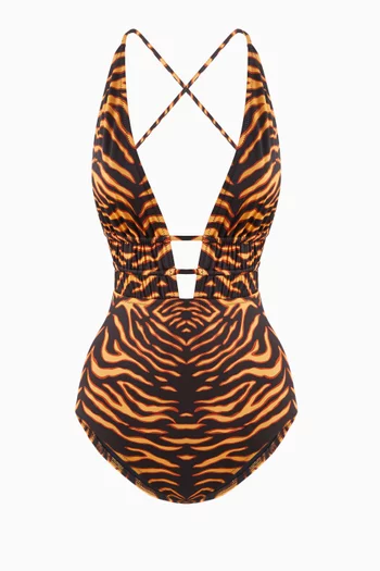 Dioni Maillot One-piece Swimsuit in Stretch Nylon