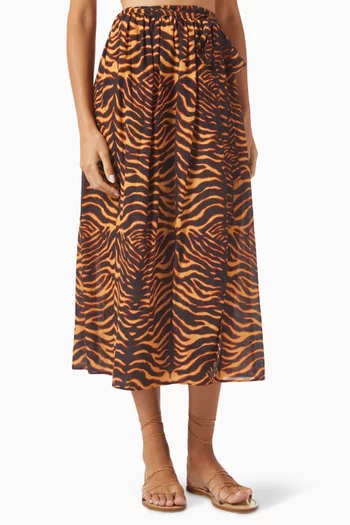 Suri Cover-up Skirt in Cotton Blend