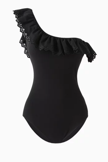 Solara Maillot One-piece Swimsuit in Stretch Nylon