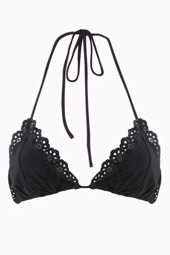 Cefalu Bikini Top in Stretch Nylon
