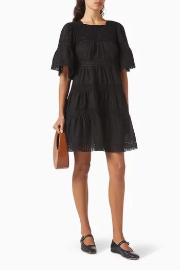 Senna Cover-up Dress in Cotton Voile