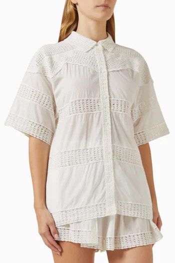Amal Cover-up Shirt in Cotton