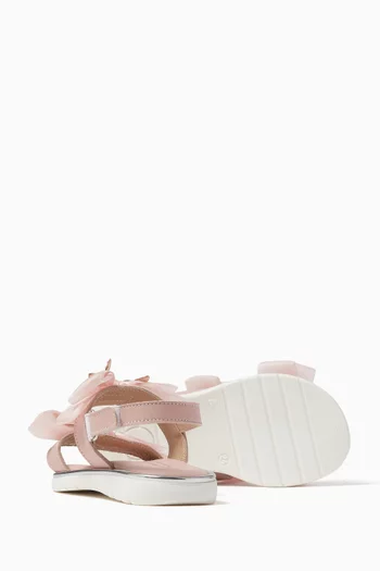 Tulle Bows Strappy Sandals