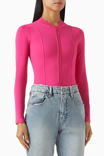 Zip One-piece Swimsuit