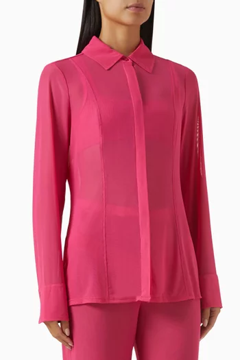 Shirt in Gauze Mesh