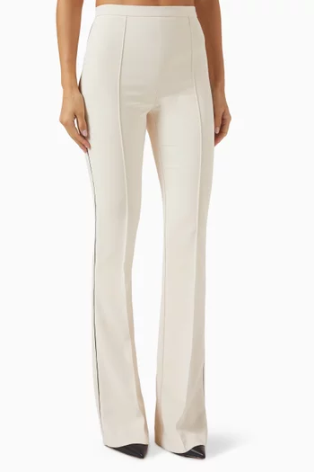 Slim-fit Pants in Stretch Crepe