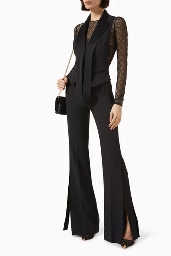 Tuxedo Waistcoat in Crepe