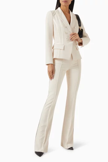 Double-breasted Blazer in Crepe