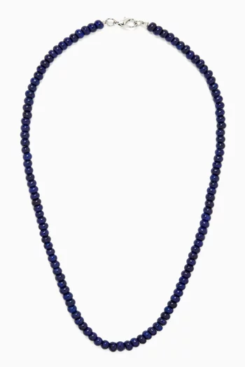 Beaded Lapis Lazuli Necklace