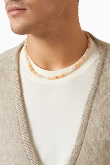 Beaded Quartz Necklace