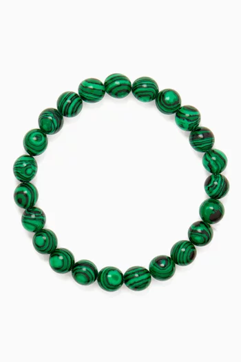 Beaded Malachite Bracelet