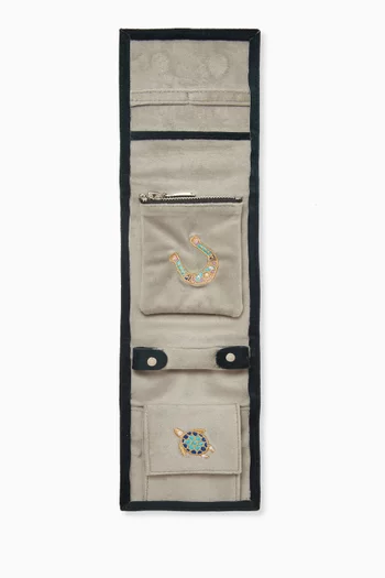 Embroidered Jewellery Pouch