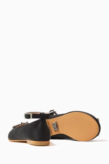 Angelina Ballet Flats in Satin