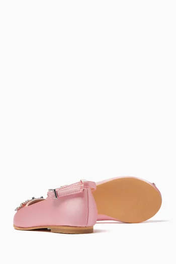 Angelina Ballet Flats in Satin