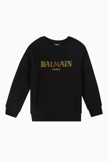 Logo-print Sweatshirt in Cotton