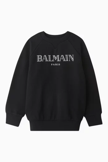 Logo-print Sweatshirt in Cotton