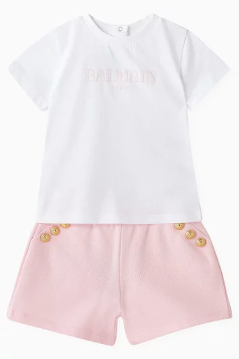 Logo-print T-shirt in Cotton