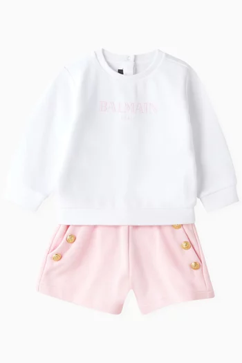 Logo-print Sweatshirt in Cotton
