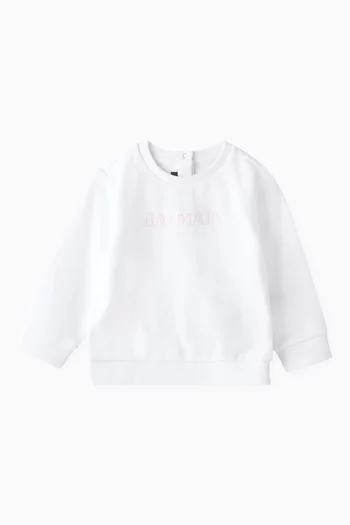 Logo-print Sweatshirt in Cotton