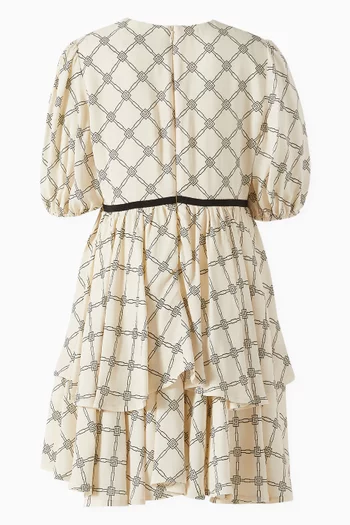 Logo Print Dress