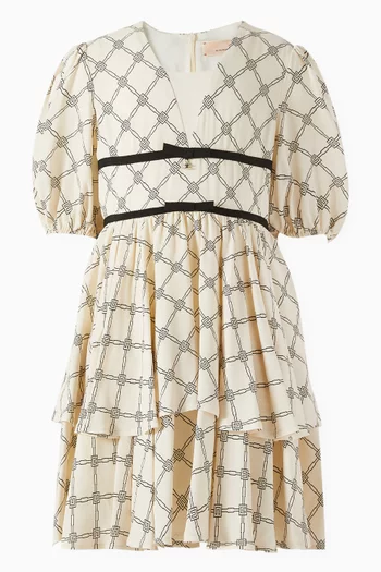 Logo Print Dress