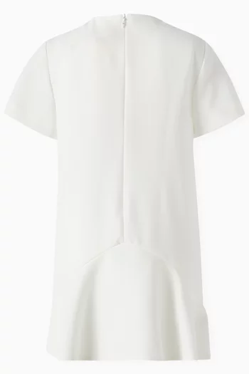 T-shirt Dress in Crepe
