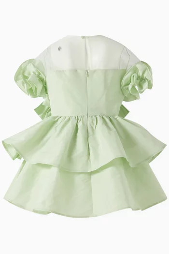Oversize-bow Dress