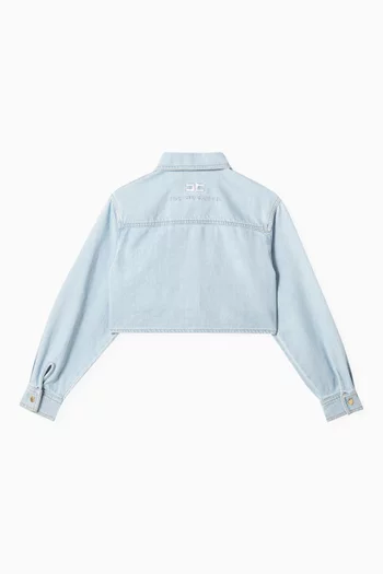Logo Shirt in Denim
